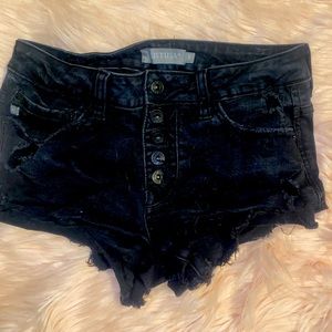Just U.S.a black denim shorts